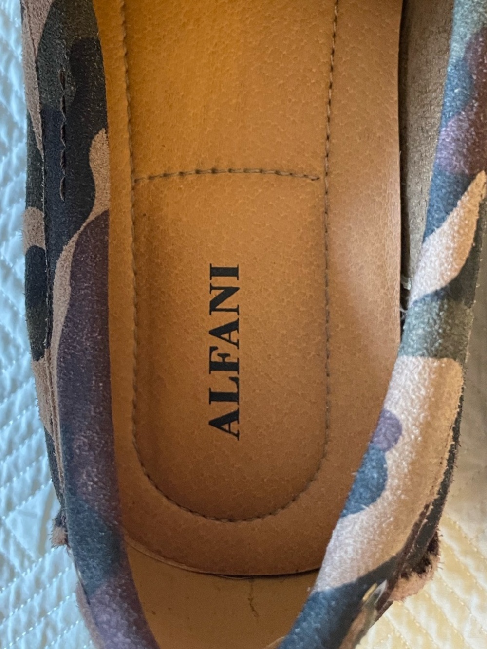 Alfani mens Bromley suede camo driving loafer shoes size 12M - Picture 13 of 13